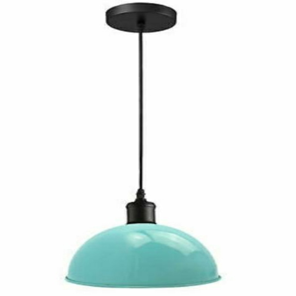 MYLİGHTS VİNTAGE RUSTİK TURKUAZ METAL SARKIT AVİZE 30 CM EN