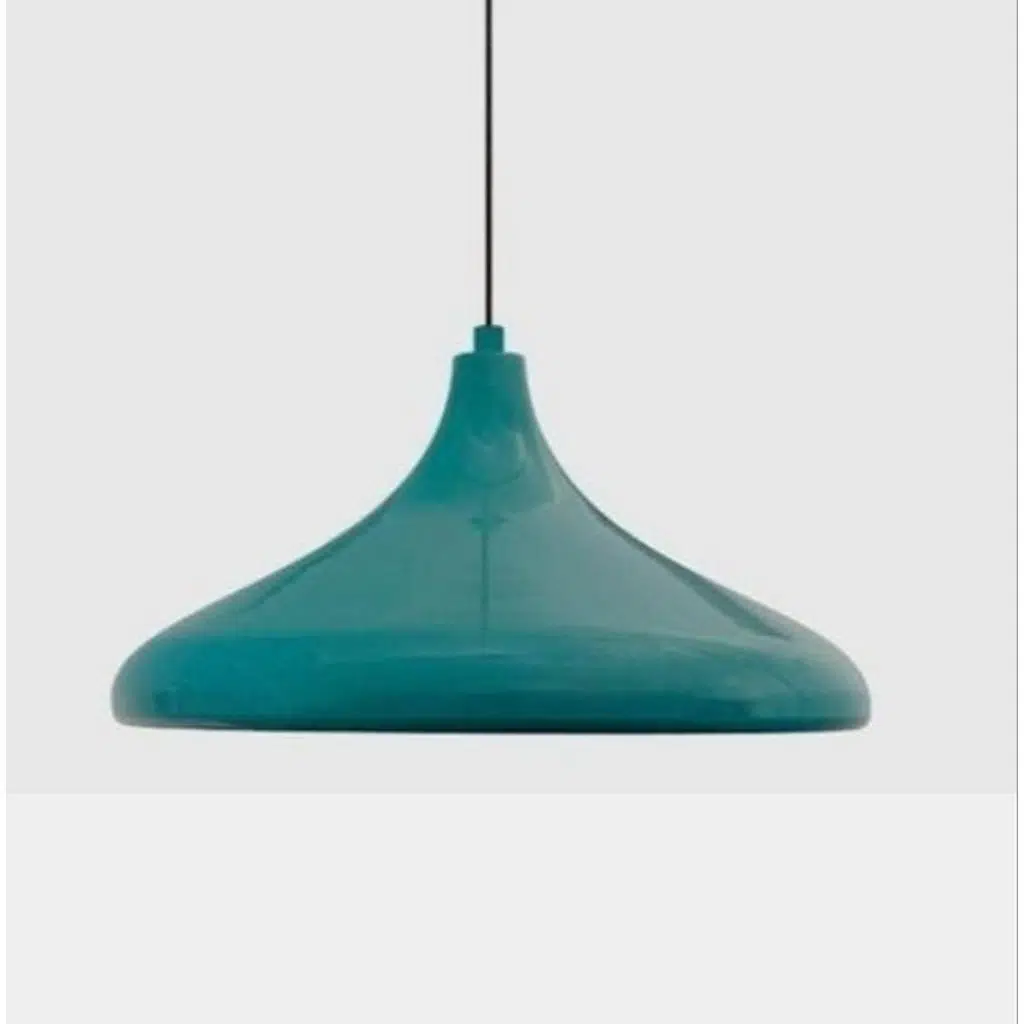 Mylights vintage turkuaz metal sarkıt avize 35cm