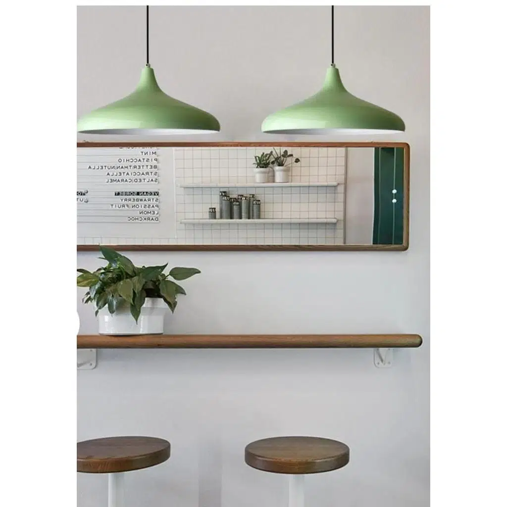 Mylights yeşil metal sarkıt svize modern spor avize 35cm