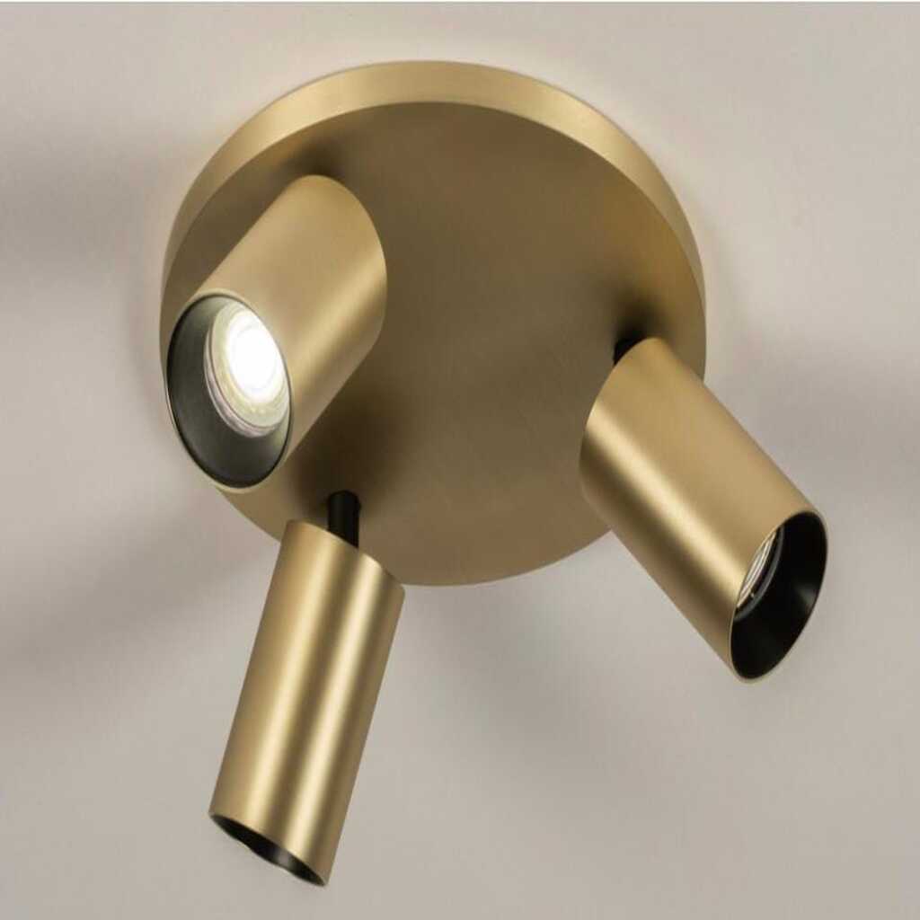 mylihts mat sarı kaplama üçlü led avize ampuller gün ışığı os-ram 3000k 