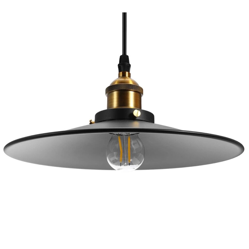 Retro Tekli Metal Sarkıt (371166075)-Siyah İçi Beyaz