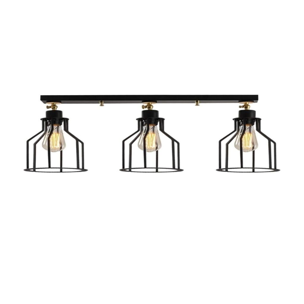 S Retro Hareketli Plofonyer Tavan Avize Retro Rustik Avize